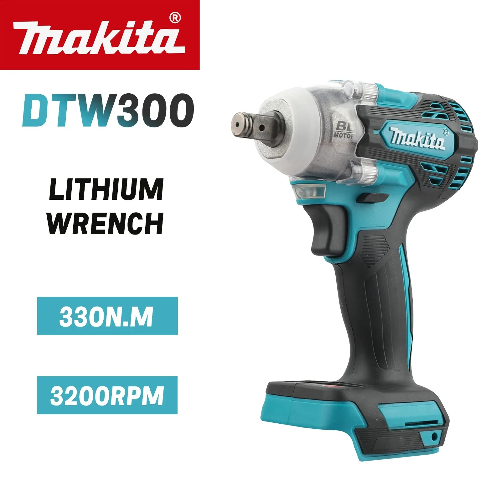 Power Tools Battery Repair - ブラシレスマキタ DTW300 バッテリー駆動インパクトレンチ 18V 330Nm 1/2