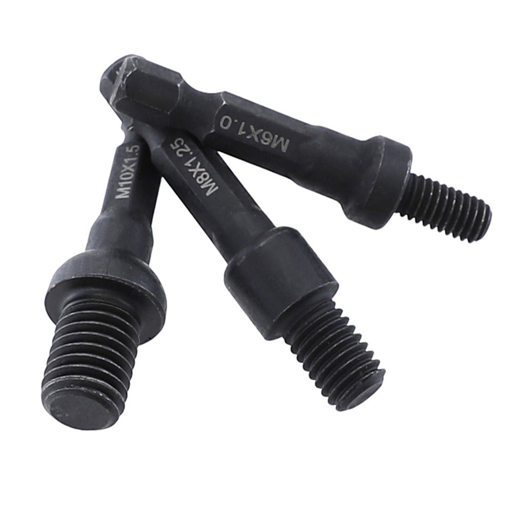 Power Tools Excel - 3 個ソケットアダプター M6/M8/M10 Cr-Mo セルフタッピングソケットインサートナット用ハンガーボルト電気ドリル用パワーレンチツールパーツ
