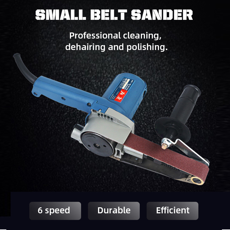 Belt Sander Portable - ハイパワーバフ研磨機 木工用 可変速 ポータブル ベルトサンダー 電動ベルトサンダー