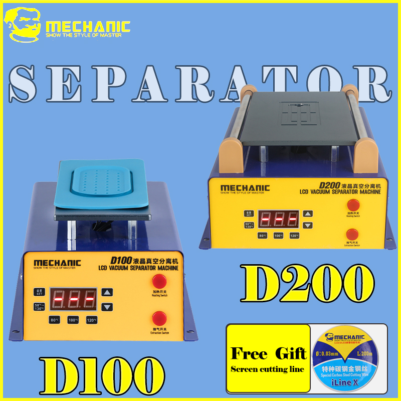 Xiaomi Power Tools - MECHANIC D100/D200 強力吸引スクリーンセパレーター iPhone、Samsung、Xiaomiスマートフォン修理用高速LCDスクリーン除去ツール