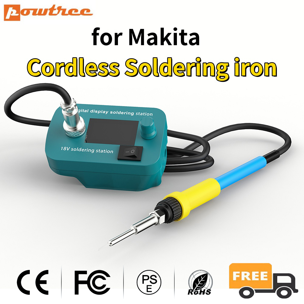 Power Tools Battery Repair - マキタ用コードレス電気はんだごて 14.4~18Vバッテリー300 ° C-510 ° C調整金属溶接ガントーチ修理ツール