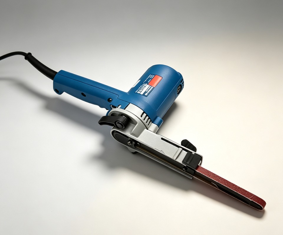 Belt Sander Portable - 9x533mmミニベルトサンダーDIY、500W可変速ポータブル研磨工具220Vアングルグラインダー