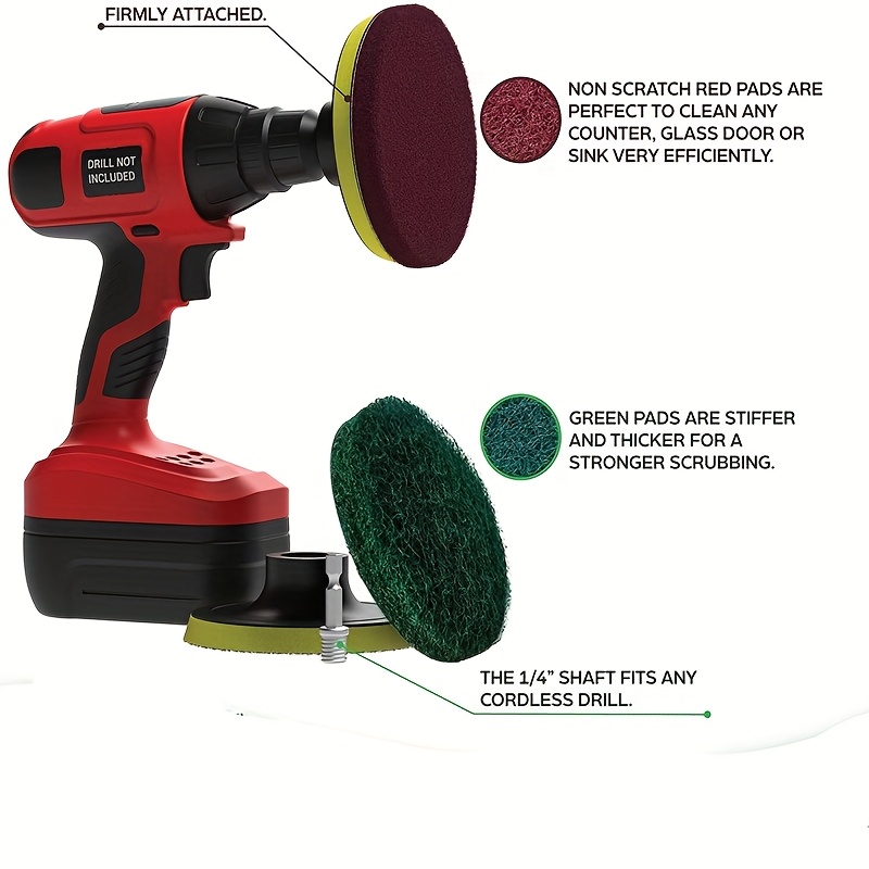 車用電動ドリルブラシキット電動クリーニングブラシツール研磨パ - Power Tools On Sale のレビューと価格