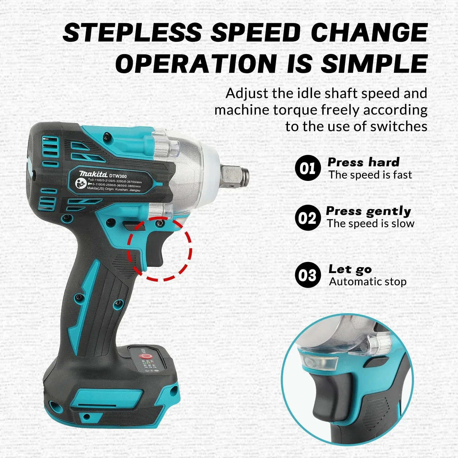 ブラシレスマキタ DTW300 バッテリー駆動インパクトレン - Power Tools Battery Repair のレビューと価格