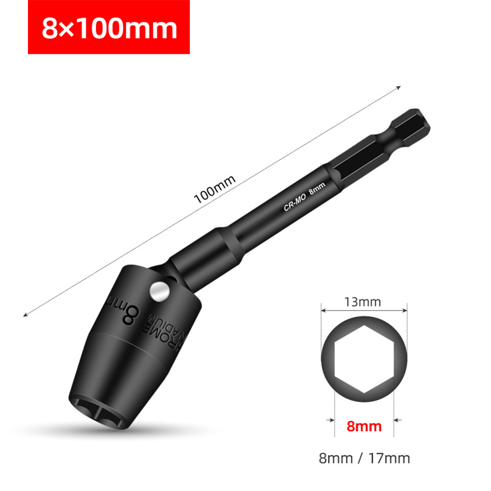 1個 100mm 六角ソケット H8-H19 360度回転ヘ - Power Tools Excel のレビューと価格