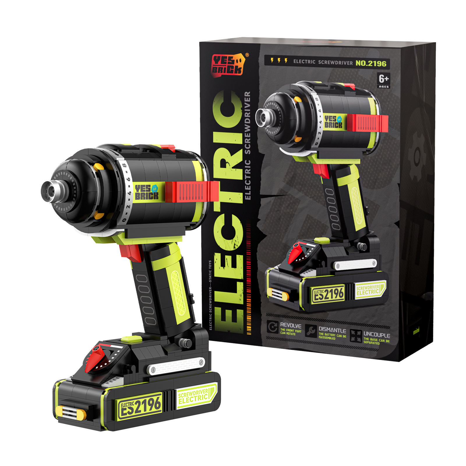 ミニ電動工具ビルディングブロックセット、アングルグラインダー - Power Tools Hazard のレビューと価格