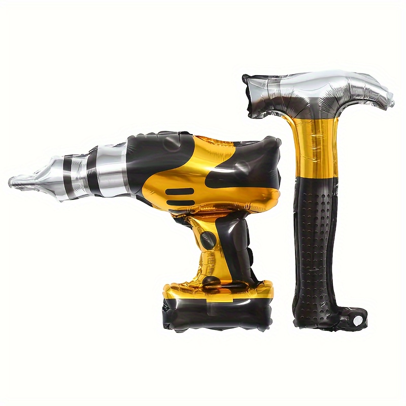 2個入り 模擬ハンマー電動ドリルツール ホイルバルーン、ツー - Power Tools Hammer のレビューと価格