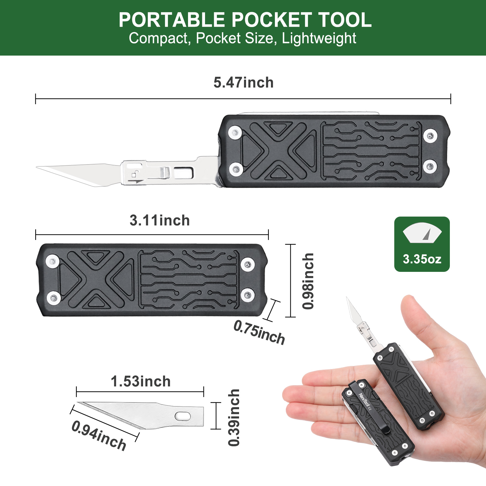 Nextool-屋外キャンプ用ポケットマルチツール、EDC機 - Xiaomi Power Tools のレビューと価格