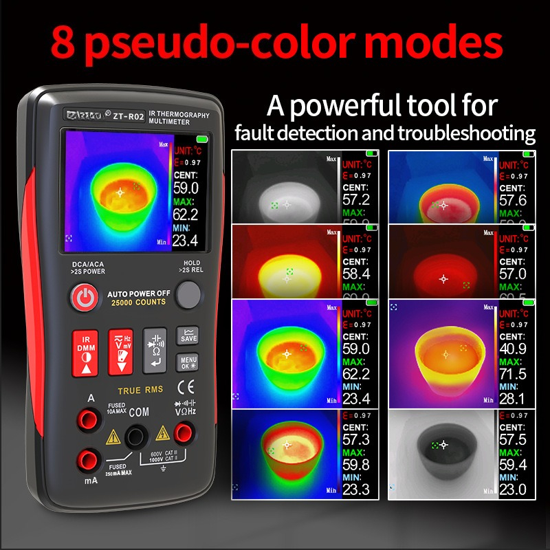 精密赤外線サーマルイメージャー一体型サーマルマルチメーター工 - Power Tools Images のレビューと価格