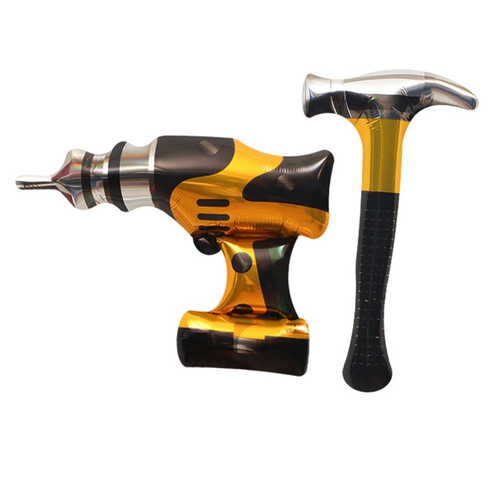 パワードリルハンマーモデリングバルーン、パーティーの装飾、レ - Power Tools Hammer のレビューと価格