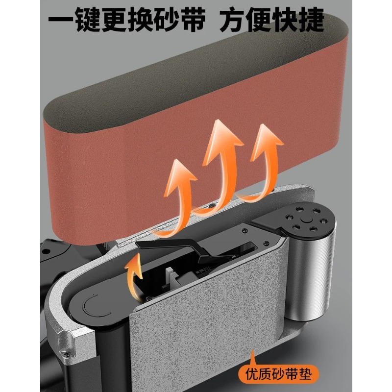 高出力ポータブルタンクベルトサンダー、木材表面研磨用小型電動 - Belt Sander Portable のレビューと価格