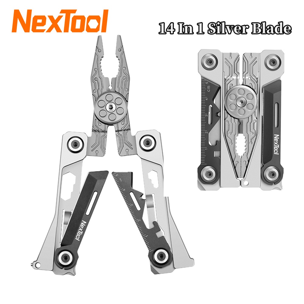 Nextool-ポータブル多機能プライヤー、シルバーブレード - Xiaomi Power Tools のレビューと価格