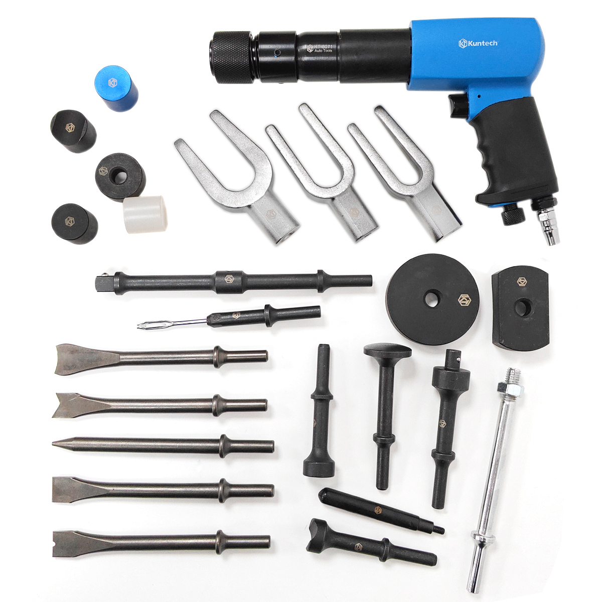 強力なエアハンマーインパクトキット、テーパーパンチ付き、フラ - Power Tools Hammer のレビューと価格