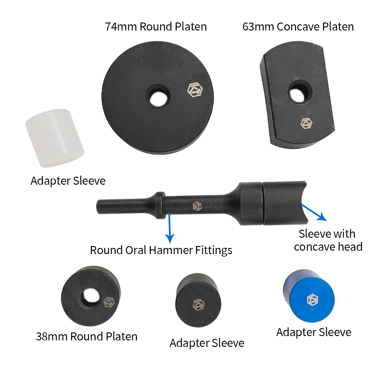 強力なエアハンマーインパクトキット、テーパーパンチ付き、フラ - Power Tools Hammer のレビューと価格