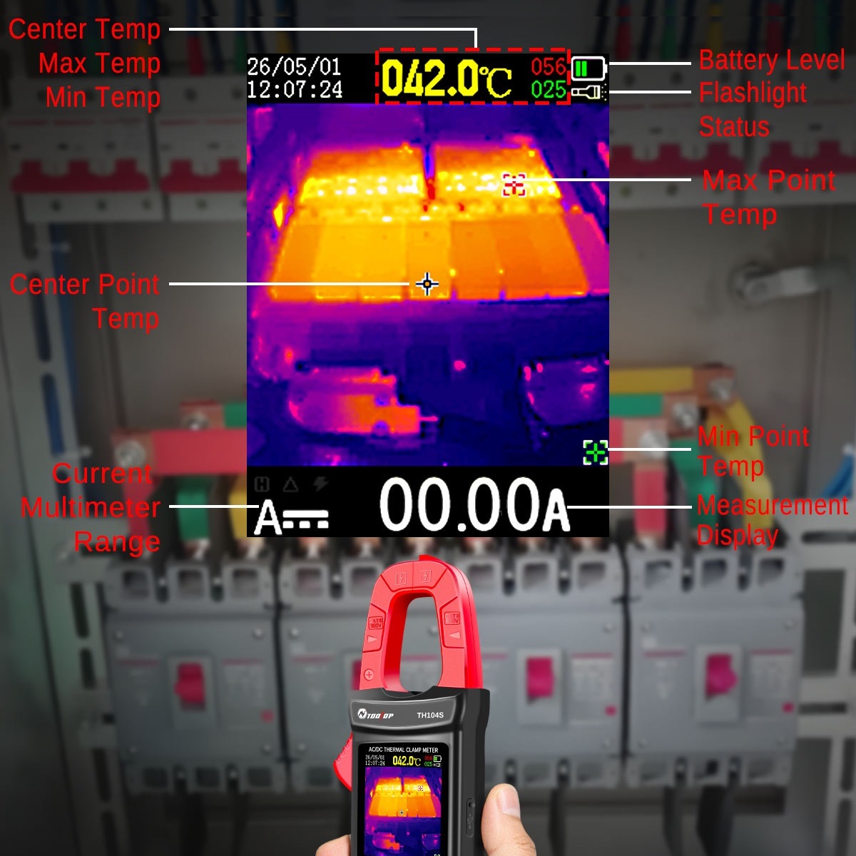 TH104S サーマルクランプメーター 10000 カウント - Power Tools Images のレビューと価格
