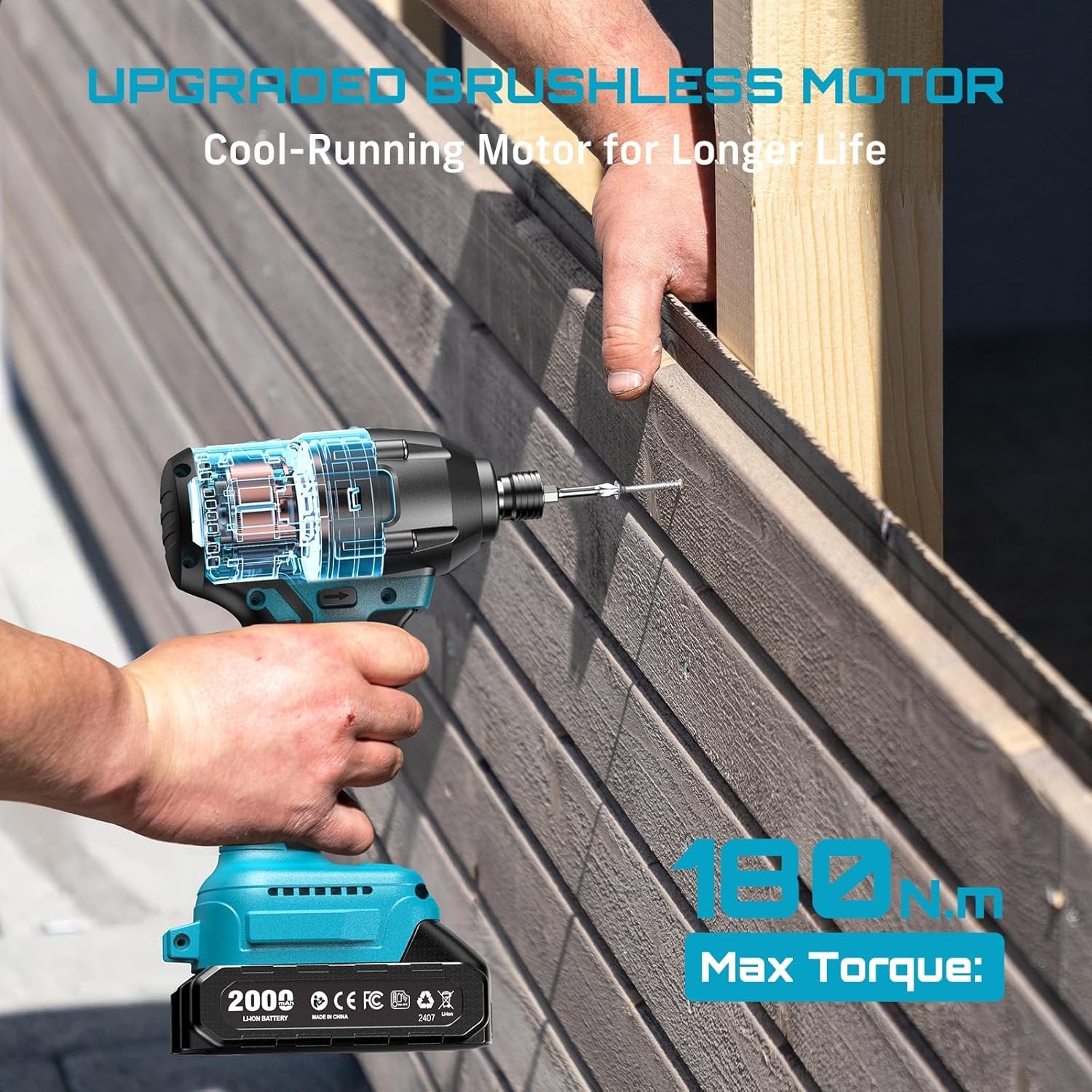 Seesii 電動ドライバー 180N.m ワイヤレスブラシ - Power Tools Aeg のレビューと価格