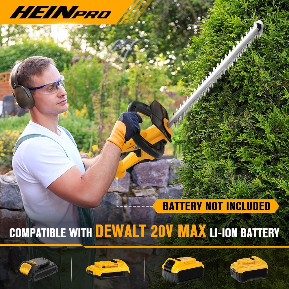 コードレスヘッジトリマー 22インチ、電動ブッシュトリマー（ - Power Tools Images のレビューと価格