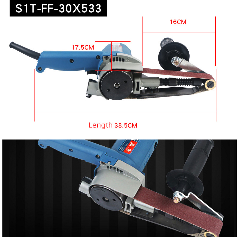 ハイパワーバフ研磨機 木工用 可変速 ポータブル ベルトサン - Belt Sander Portable のレビューと価格